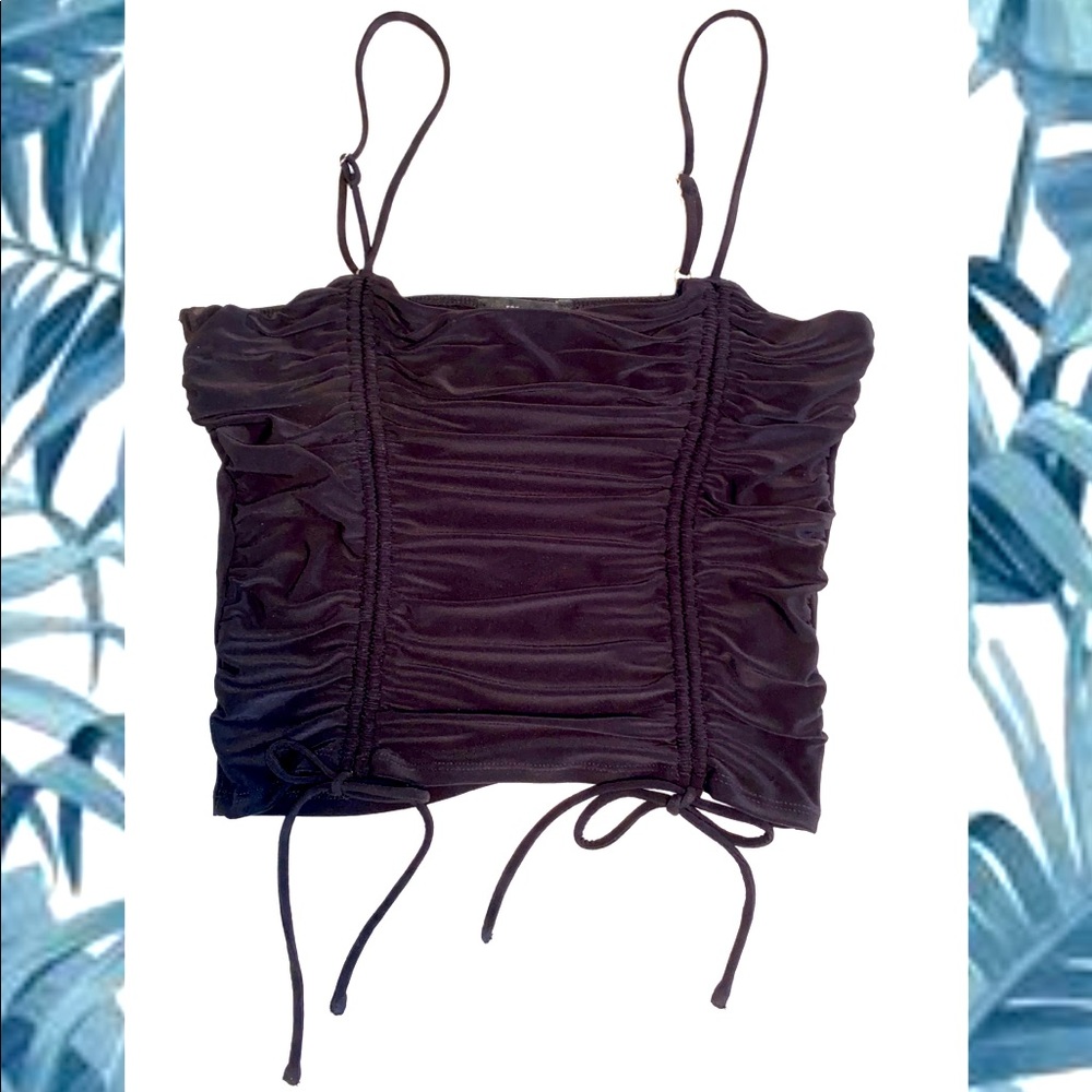 Forever21 Ruched Crop Top